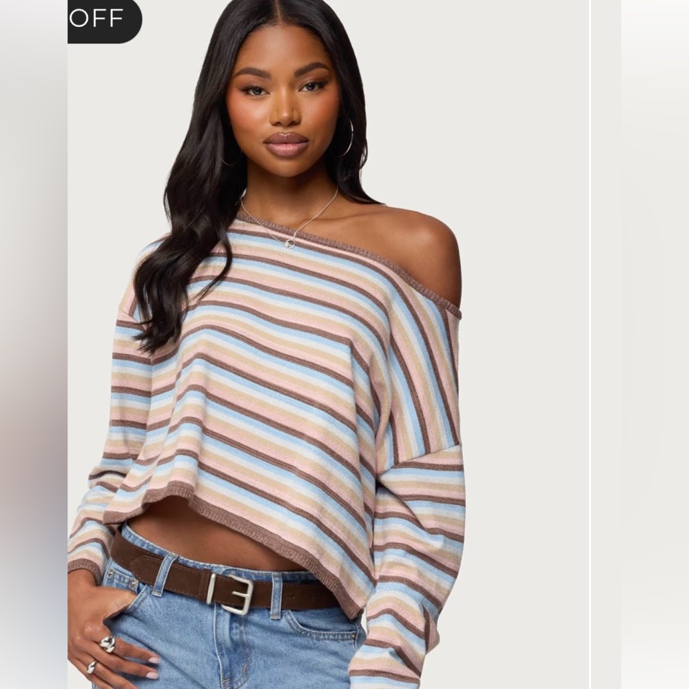 EDIKTED Alexis off shoulder top. XS new w tags